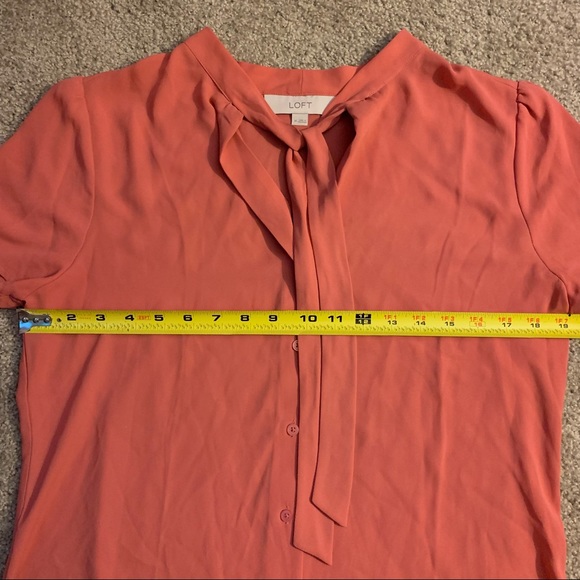 Ann Taylor Loft Salmon-Colored Blouse - Picture 8 of 8